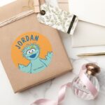 Sesame Street Personalized Rosita Classic Round Sticker