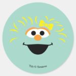 Sesame Street Rosita Face Art Classic Round Sticker