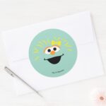 Sesame Street Rosita Face Art Classic Round Sticker