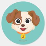 Sesame Street Tango Face Classic Round Sticker