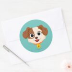 Sesame Street Tango Face Classic Round Sticker