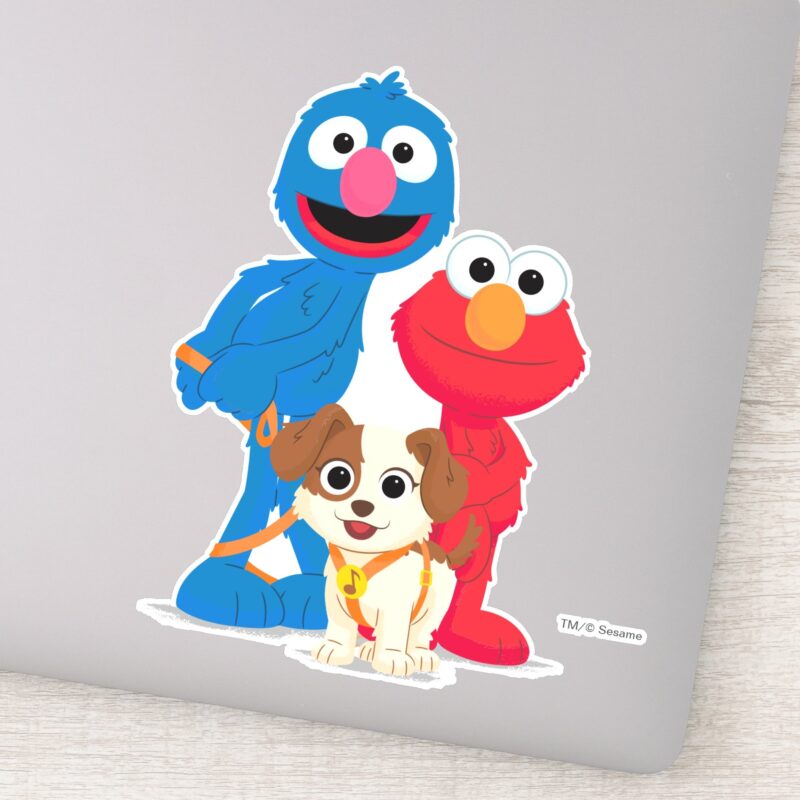 Sesame Street Tango With Grover Elmo Sticker Sesame Street Tango With Grover Elmo Sticker