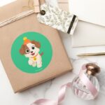 Sesame Street Winter Tango Classic Round Sticker