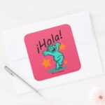 Sesame Street ¡Hola Rosita Square Sticker