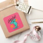 Sesame Street ¡Hola Rosita Square Sticker