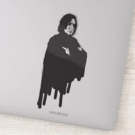 Severus Snape Arms Crossed B W Sticker