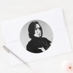 Severus Snape Arms Crossed Classic Round Sticker