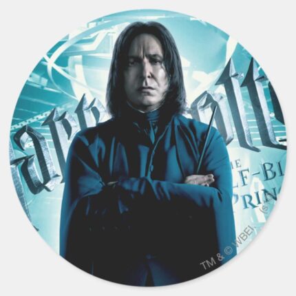 Severus Snape HPE6 1 Classic Round Sticker