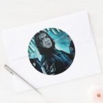 Severus Snape With Death Eaters 1 Classic Round Sticker