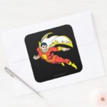 Shazam Soaring Square Sticker