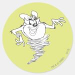 She Devil Black And White Classic Round Sticker