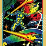 Silver Surfer Retro Trading Card