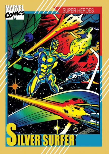 Silver Surfer Retro Trading Card