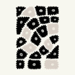 Simplistic Floral Abstract Print Poster