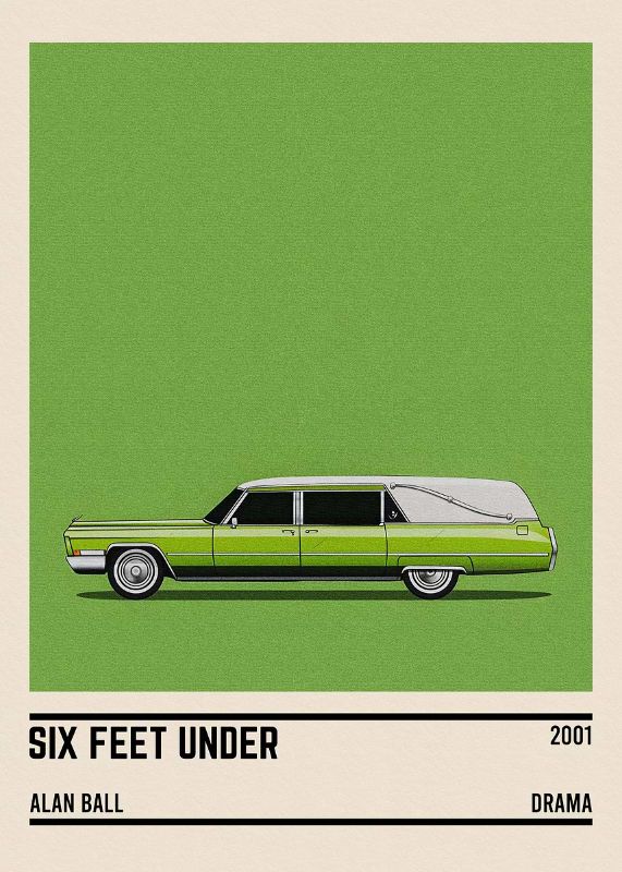 Six Feet Under Car Poster