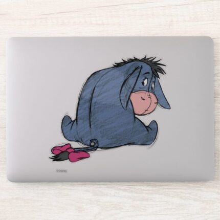 Sketch Eeyore 1 2 Sticker