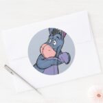 Sketch Eeyore 2 Classic Round Sticker