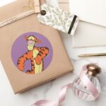 Sketch Tigger Classic Round Sticker