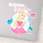 Sleeping Beauty With Fairy Godmothers Sticker