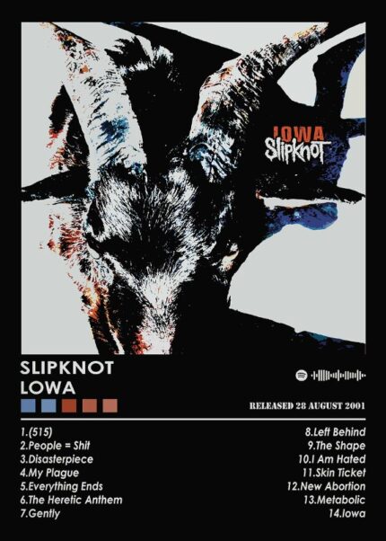 Slipknot Lowa Music Poster