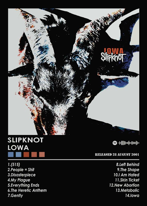 Slipknot Lowa Music Poster