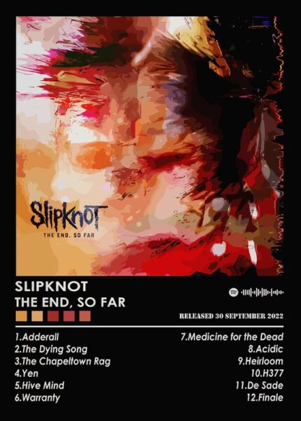 Slipknot The End So Far Music Poster