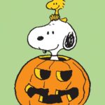 Snoopy Pumpkin Peanuts Poster