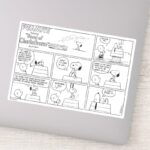 Snoopy Charlie Brown English Muffin Sticker