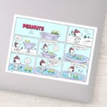 Snoopy Friends Hockey Game Sticker