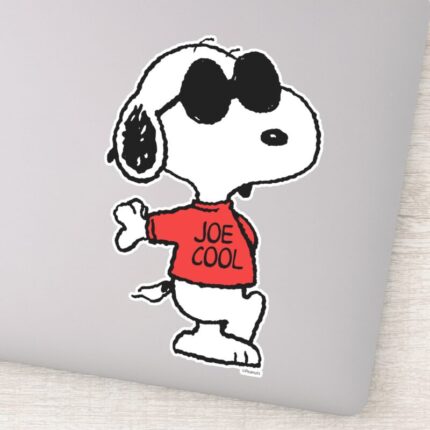 Snoopy Joe Cool Standing Sticker