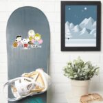 Snoopy And The Gang Play Football Sticker