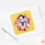 Snow White Fairest In The Land Square Sticker