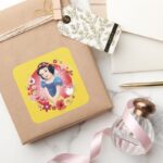 Snow White Fairest In The Land Square Sticker