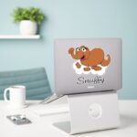 Snuffleupagus Doodley Graphic Sticker