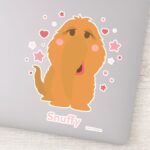 Snuffy Hearts Stars Graphic Sticker