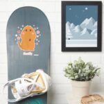 Snuffy Hearts Stars Graphic Sticker