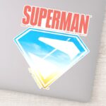 Soaring Through The S Shield Sticker