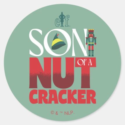 Son Of A Nutcracker Graphic Classic Round Sticker