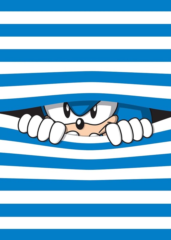 Sonic Stripes Poster