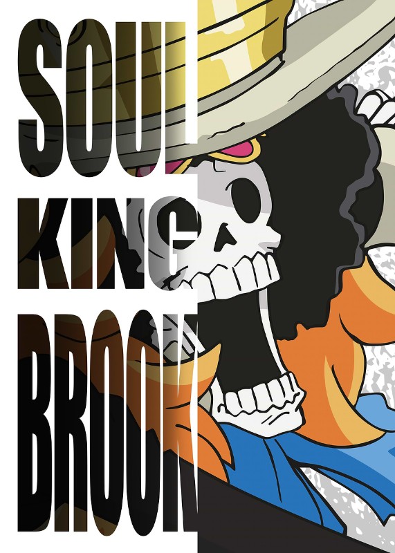 Soul King Brook One Piece Poster