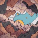 Space Rock Cave Poster