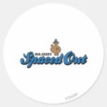 Spaced Out Classic Round Sticker
