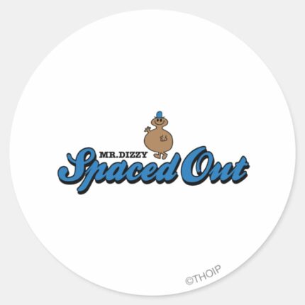 Spaced Out Classic Round Sticker