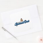 Spaced Out Square Sticker