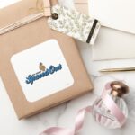 Spaced Out Square Sticker