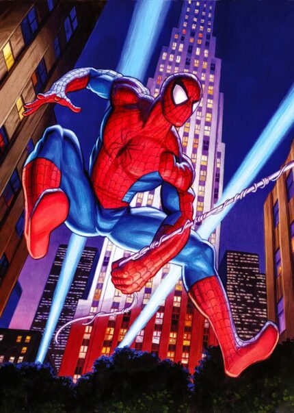 Spider-Man City at Night
