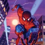 Spider-Man Swinging Cityscape