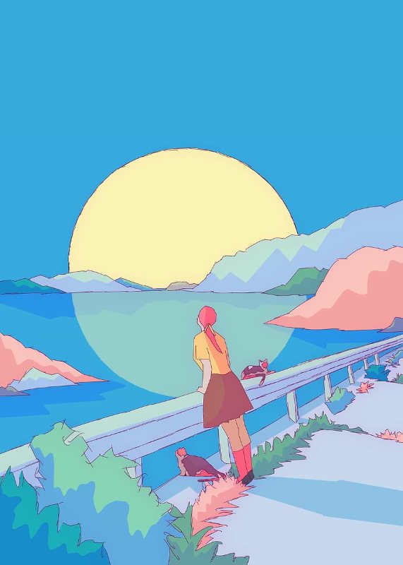 Spring Sea View Spring Vibes Poster