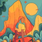 Spring Skater Girl Spring Vibes Poster