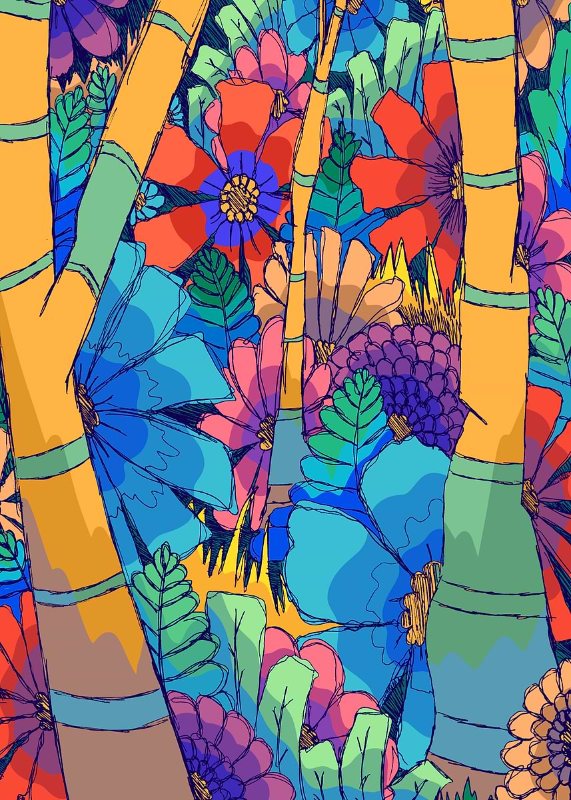 Spring Woodland Forest Spring Vibes Poster